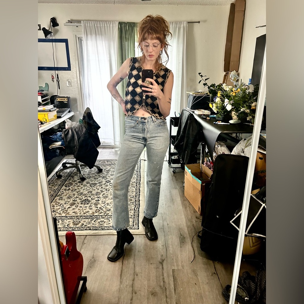 Vintage Straight Leg Levi’s Orange Tag Classic Blue Jeans